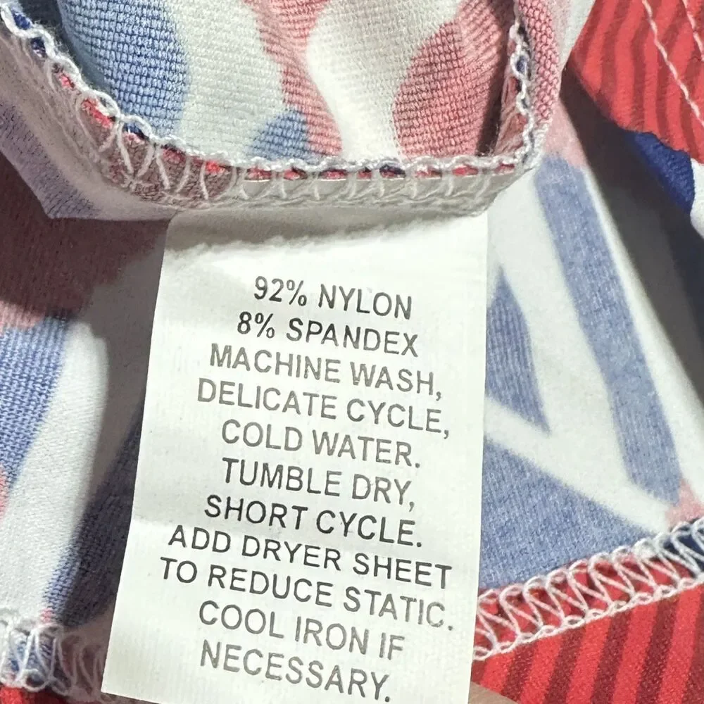 Barbara Gerwit Dress Womens M Medium Red White Blue Preppy Stretch NWT - Picture 5 of 9